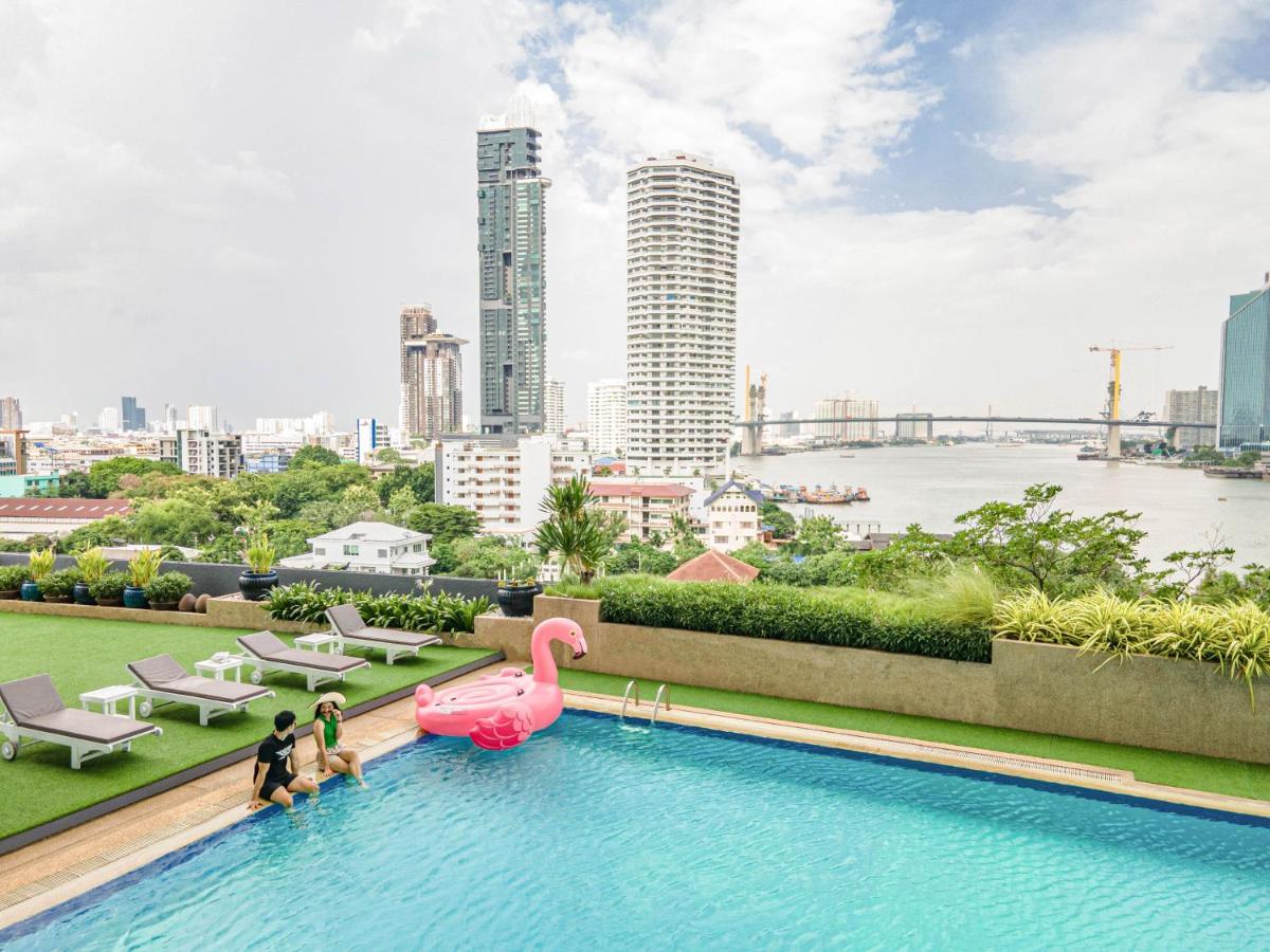 Montien Riverside Hotel Bangkok Exterior foto The River View